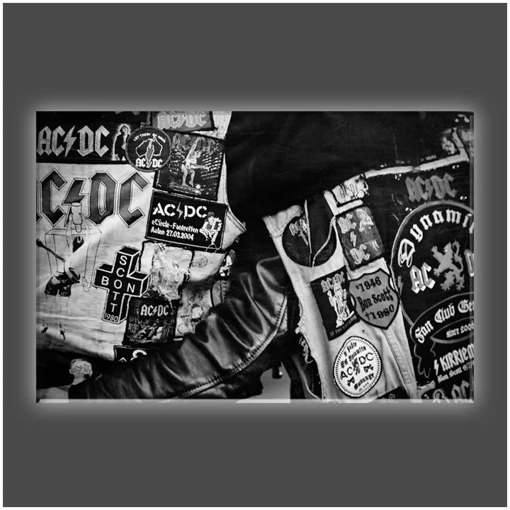 Get Down Art AC/DC Collection "Wear My AC/DC" Stretched Canvas Print (Various Sizes) 1 Get Down Art AC/DC Collection "Wear My AC/DC" Stretched Canvas Print (Various Sizes)
