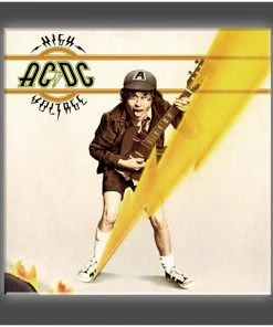 Get Down Art AC/DC Collection "High Voltage" Stretched Canvas Print (Various Sizes)