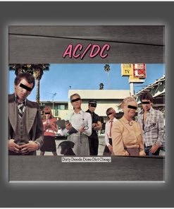 Get Down Art "Dirty DeedsCover" Stretched Canvas Print (Various Sizes)