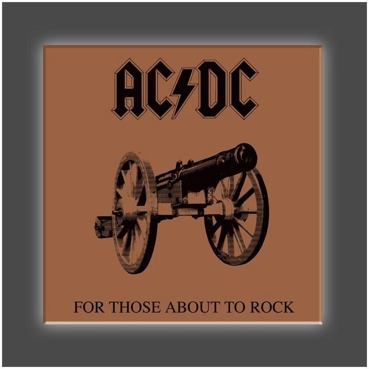 Get Down Art "For Those About To Rock Cover" Stretched Canvas Print (Various Sizes) AC/DC Collection 1 Get Down Art "For Those About To Rock Cover" Stretched Canvas Print (Various Sizes) AC/DC Collection