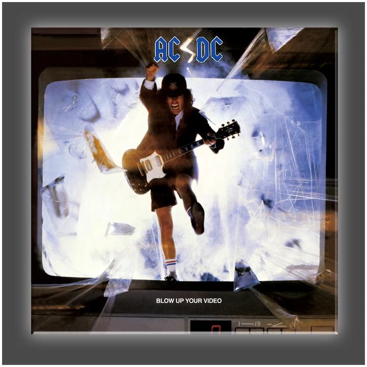 Get Down Art AC/DC Collection "Blow Up Your Video" Stretched Canvas Print (Various Sizes) 1 Get Down Art AC/DC Collection "Blow Up Your Video" Stretched Canvas Print (Various Sizes)