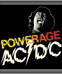Get Down Art "Power Age AC/DC" Stretched Canvas Print (Various Sizes)