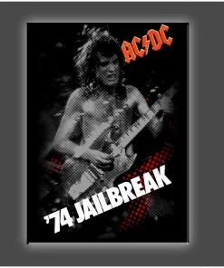 Get Down Art "Jail Break" Stretched Canvas Print (Various Sizes) AC/DC Collection