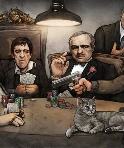 Big Chris "Gangster's Playing Poker" Poster BC103