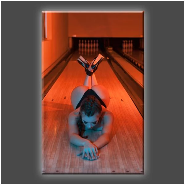 Daveed Benito "Bowling Pin" Stretched Canvas Print (Various Sizes) 1 Daveed Benito "Bowling Pin" Stretched Canvas Print (Various Sizes)