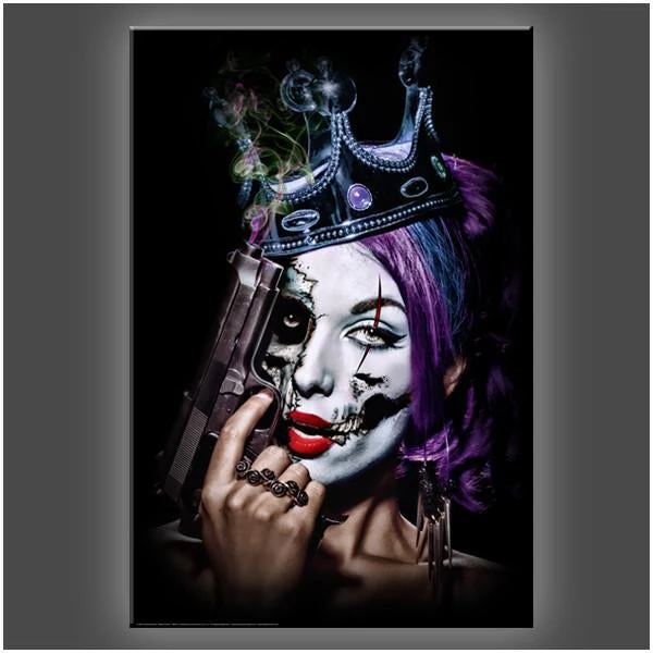 Daveed Benito "Killer Queen" Stretched Canvas Print (Various Sizes) 1 Daveed Benito "Killer Queen" Stretched Canvas Print (Various Sizes)