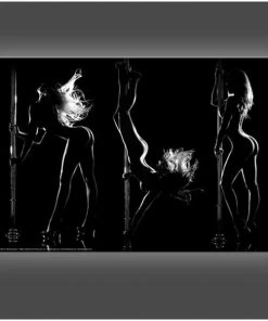 Daveed Benito Daveed Benito - Glamour Models "Silhouette Dancer" Stretched Canvas Print (Various Sizes)