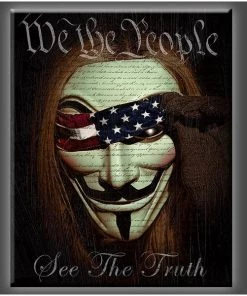 Daveed Benito "We The People" Stretched Canvas Print (Various Sizes)