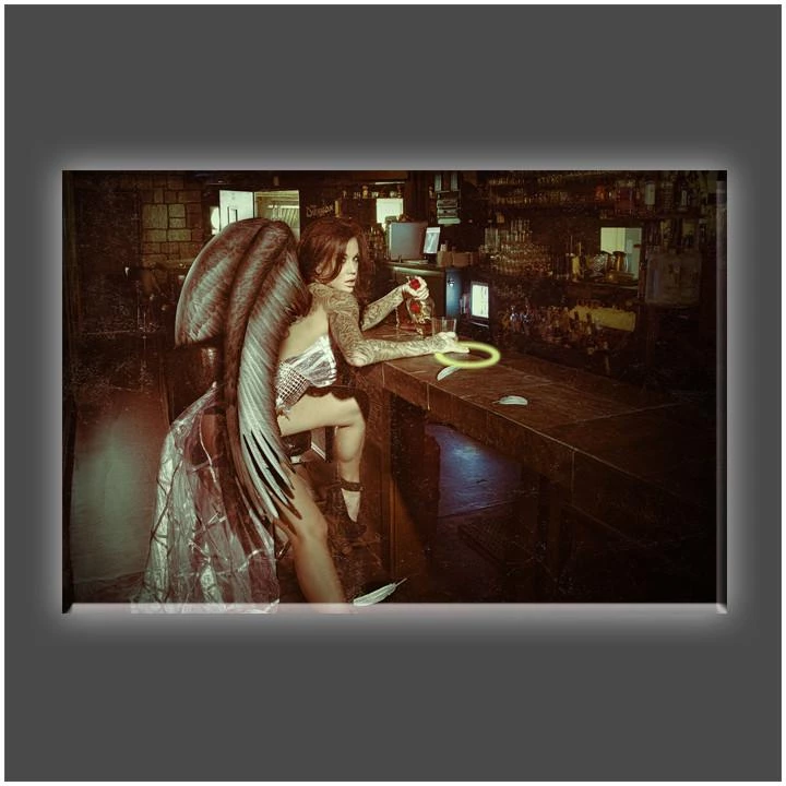 Daveed Benito "Bad Angel" Stretched Canvas Print (Various Sizes) Daveed Benito - Glamour Models 1 Daveed Benito "Bad Angel" Stretched Canvas Print (Various Sizes) Daveed Benito - Glamour Models