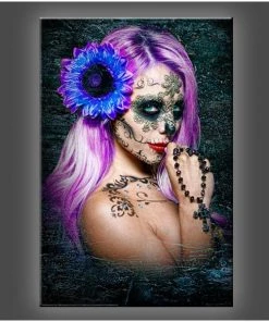 Daveed Benito "Violet" Stretched Canvas Print (Various Sizes)