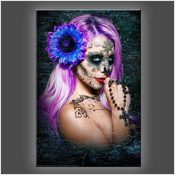 Daveed Benito "Violet" Stretched Canvas Print (Various Sizes) 1 Daveed Benito "Violet" Stretched Canvas Print (Various Sizes)