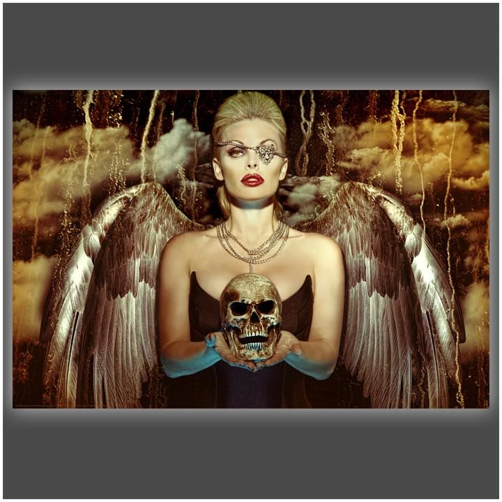 Daveed Benito "Angel Of Death" Stretched Canvas Print (Various Sizes) Daveed Benito - Glamour Models 1 Daveed Benito "Angel Of Death" Stretched Canvas Print (Various Sizes) Daveed Benito - Glamour Models