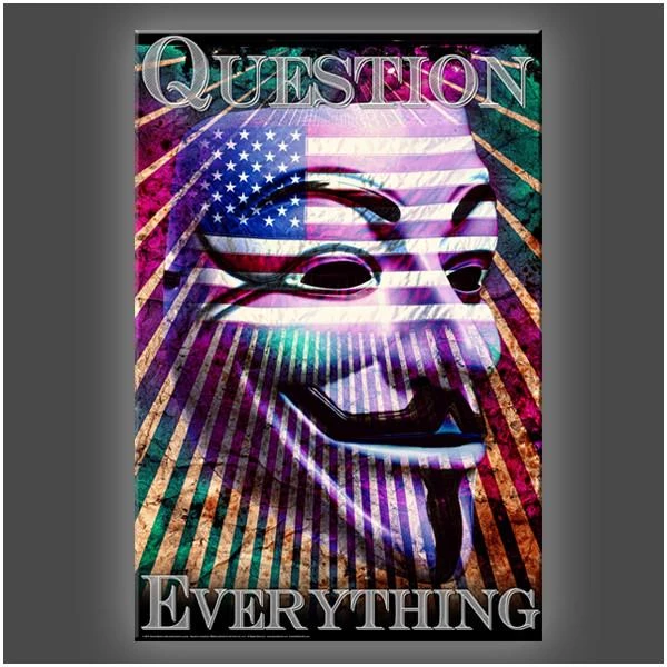 Daveed Benito "Question Everything" Stretched Canvas Print (Various Sizes) Daveed Benito - Political Propaganda 1 Daveed Benito "Question Everything" Stretched Canvas Print (Various Sizes) Daveed Benito - Political Propaganda