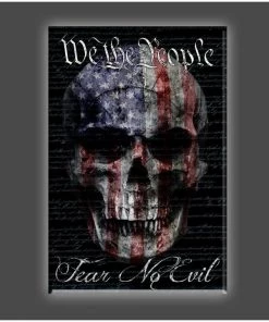 Daveed Benito "We Fear No Evil" Stretched Canvas Print (Various Sizes)