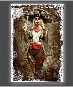 Daveed Benito "El Mariachi De La Muerto" Stretched Canvas Print (Various Sizes) Daveed Benito - Glamour Models