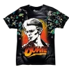 "Smokin Bowie" Garment Dye T-Shirt G-BD-604-TEE-YELBLK