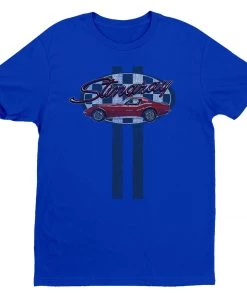 "Corvette Round Logo Stripe" T-Shirt G-GM-302-TEE-RYL