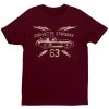 "Corvette 63 Lightning Bolts" T-Shirt G-GM-303-TEE-MAR