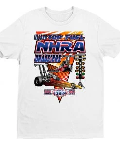 GDA Whole sale 34 Get Down Art NHRA Double Dragsters T-Shirt 678 White