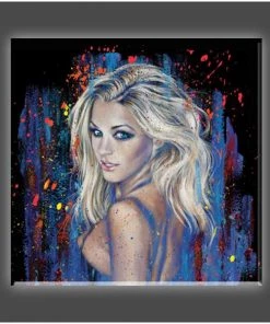 Stephen Fishwick Stephen Fishwick's - Icons "Nikki Leigh" Stretched Canvas Print (Various Sizes)