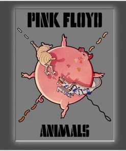 Get Down Art Pink Floyd Collection "Piggy" Stretched Canvas Print (Various Sizes)