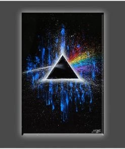 Stephen Fishwick "Dark Side Of The Moon" Stretched Canvas Print (Various Sizes)