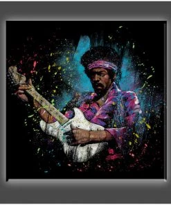 Stephen Fishwick Stephen Fishwick's - Icons "Electric Glow" Stretched Canvas Print (Various Sizes)