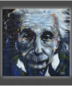 Stephen Fishwick Stephen Fishwick's - Icons "It's All Relative" Stretched Canvas Print (Various Sizes)