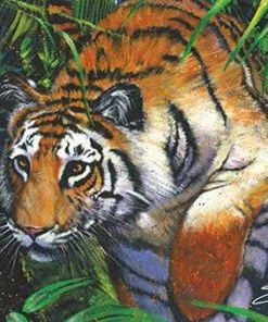 Stephen Fishwick "En La Caza" Stretched Canvas Print (Various Sizes)