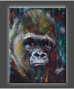 Stephen Fishwick "Albert" Stretched Canvas Print (Various Sizes) Stephen Fishwick - For Life