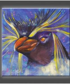Stephen Fishwick "Rock Hopper" Stretched Canvas Print (Various Sizes)