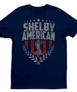 GDA Whole sale 36 Get Down Art SHELBY Stripes And Laurel T-Shirt 747 Navy