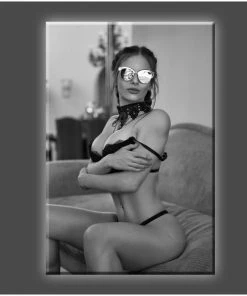 Daveed Benito Daveed Benito - Glamour Models "Stunner" Stretched Canvas Print (Various Sizes)