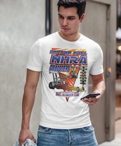 Get Down Art NHRA Double Dragsters T-Shirt 678 White