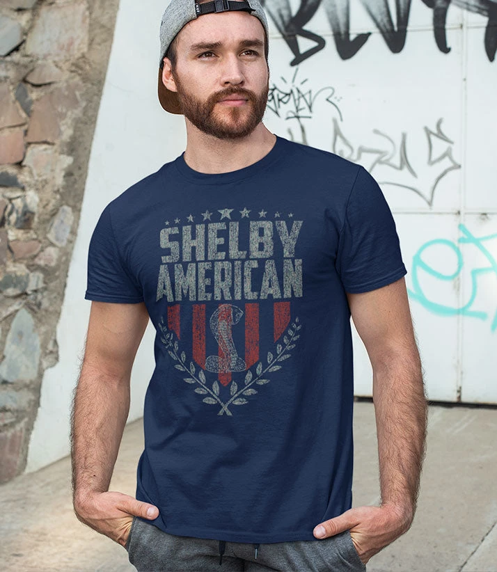 Get Down Art SHELBY Stripes And Laurel T-Shirt 747 Navy 2 Get Down Art SHELBY Stripes And Laurel T-Shirt 747 Navy